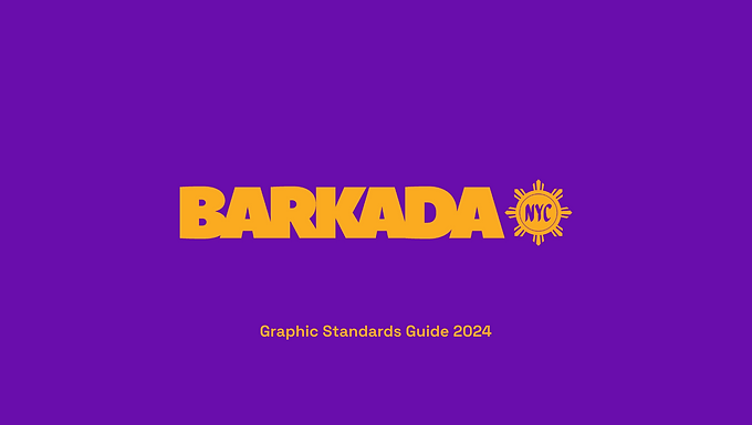 Barkada Graphic Standards