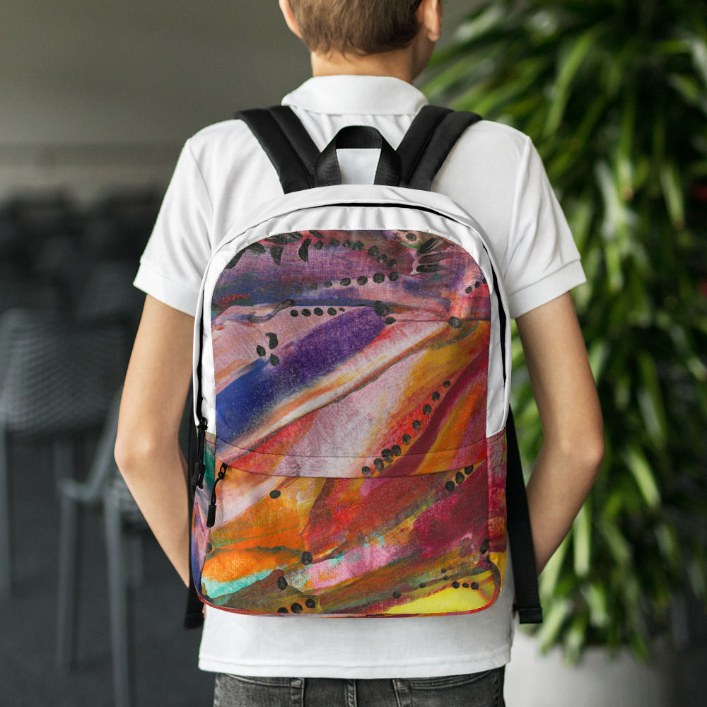 Backpack Cynthia Verna painting