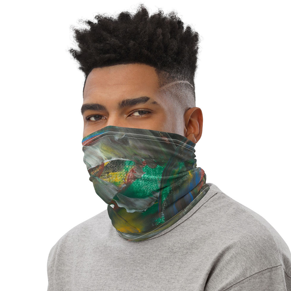 Thumbnail: Cynthia Verna's Painting on your Neck Gaiter ! 