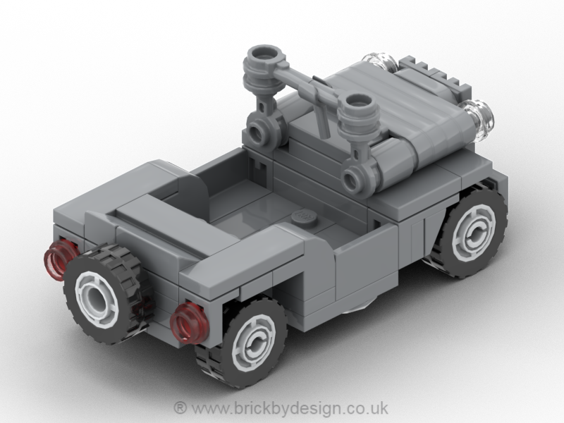 Lego WW2 MB Jeep American Vehicle Instructions