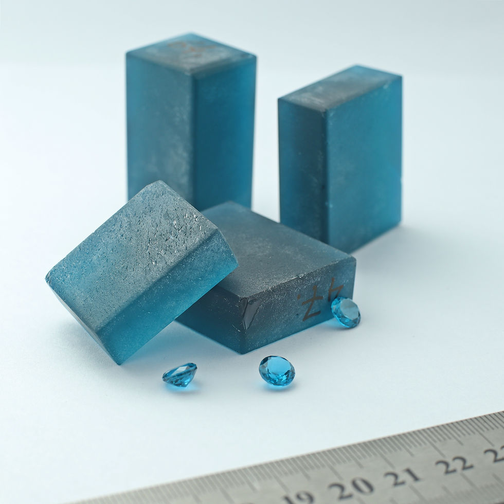 Nano Tourmaline Blue Greenish Raw