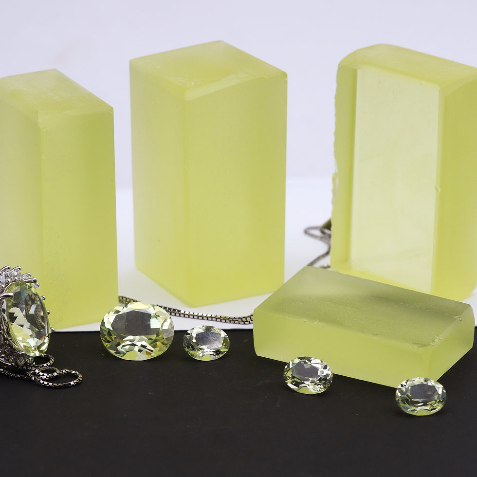Thumbnail: Heliodor Pale Yellow Color Nano Crystal Raw Gemstone #B763