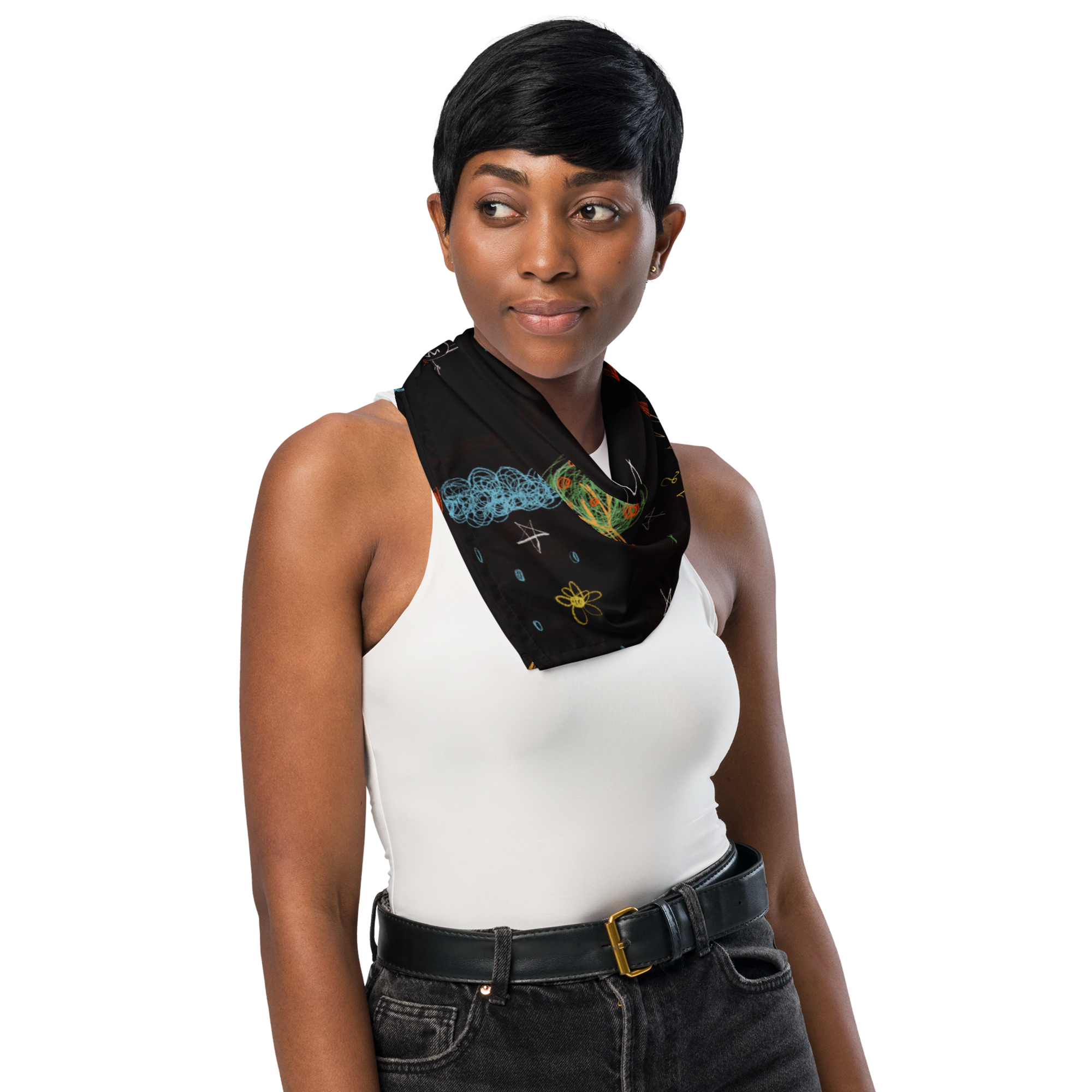 Childhood Chalk Doodles All-over print bandana