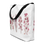 Thumbnail: Pink Flowers All-Over Print Large Tote Bag