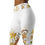 Thumbnail: Yellow Flowers Yoga Leggings