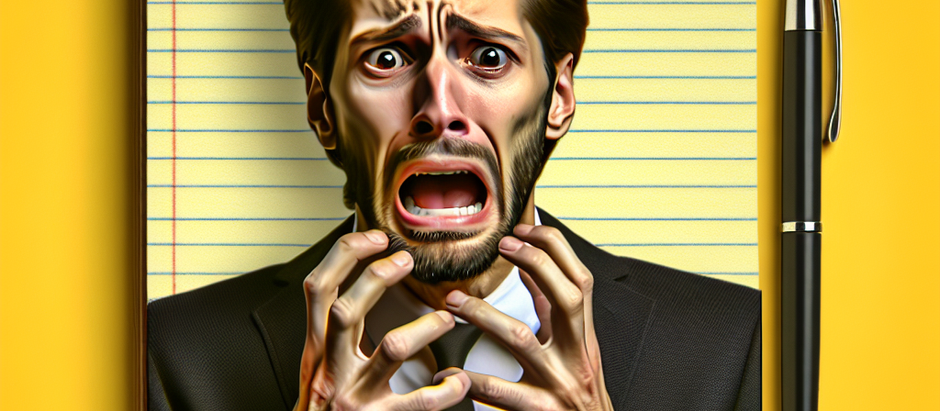 Your palms are sweaty, heart racing.