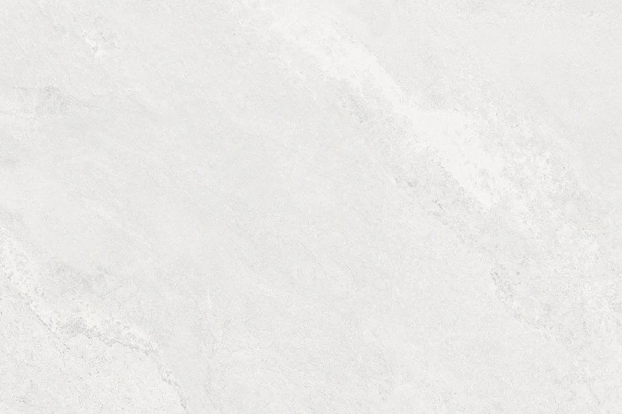 Pure white porcelain paving slabs creating a crisp and clean finish