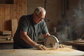 Professional cutting timber