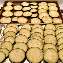 Sliced Eggplant