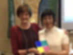 (L-R): Dame Fiona Reynolds and Zhang Qin