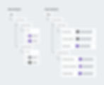 The simplified variable structure with only two levels: a base collection that contains the raw styles and a token collection that’s linked to the base collection