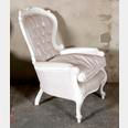 Thumbnail: VICTORIAN-STYLE UPHOLSTERED ARMCHAIRS