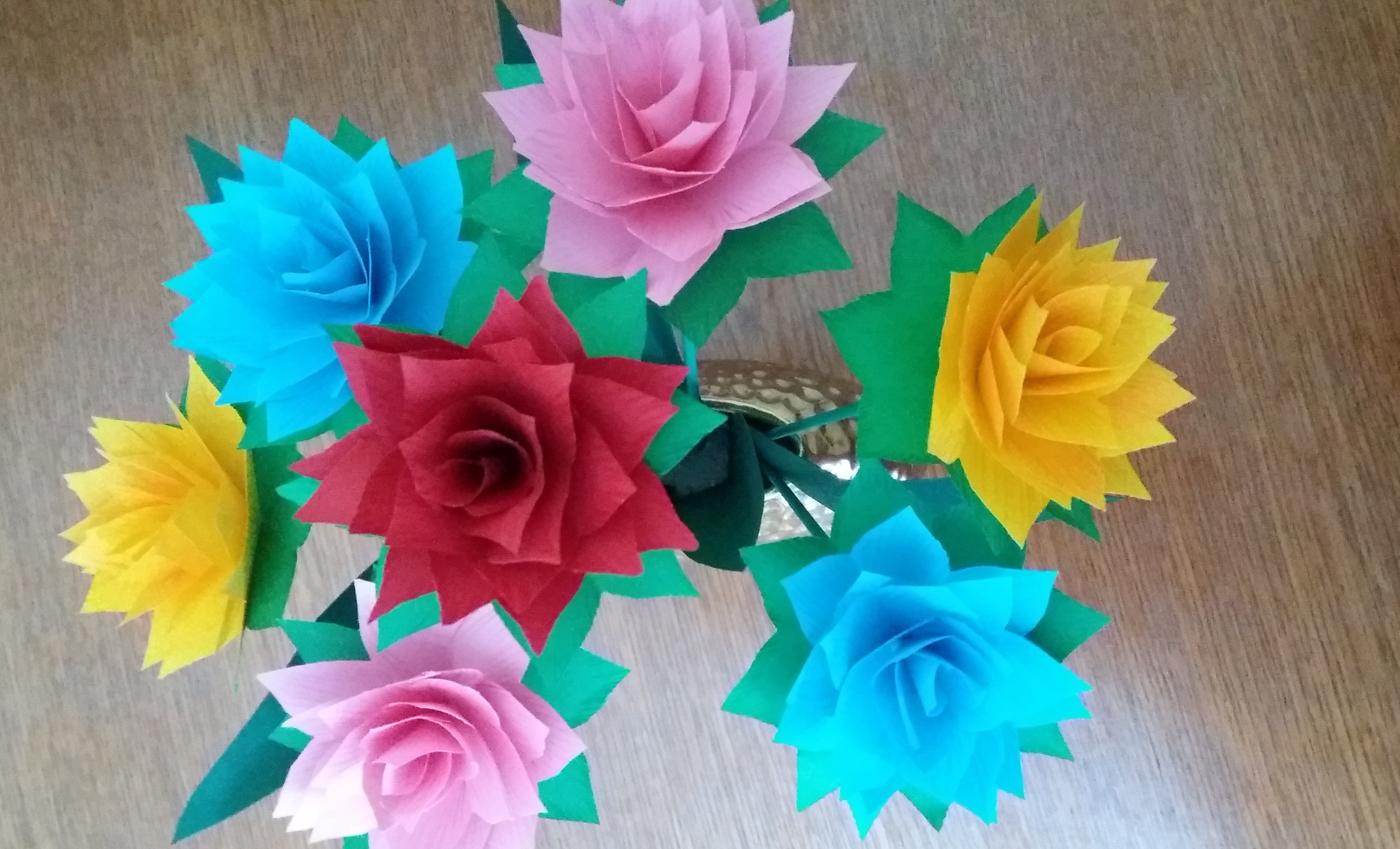  Basteln mit Papier - Origami Bildidee 