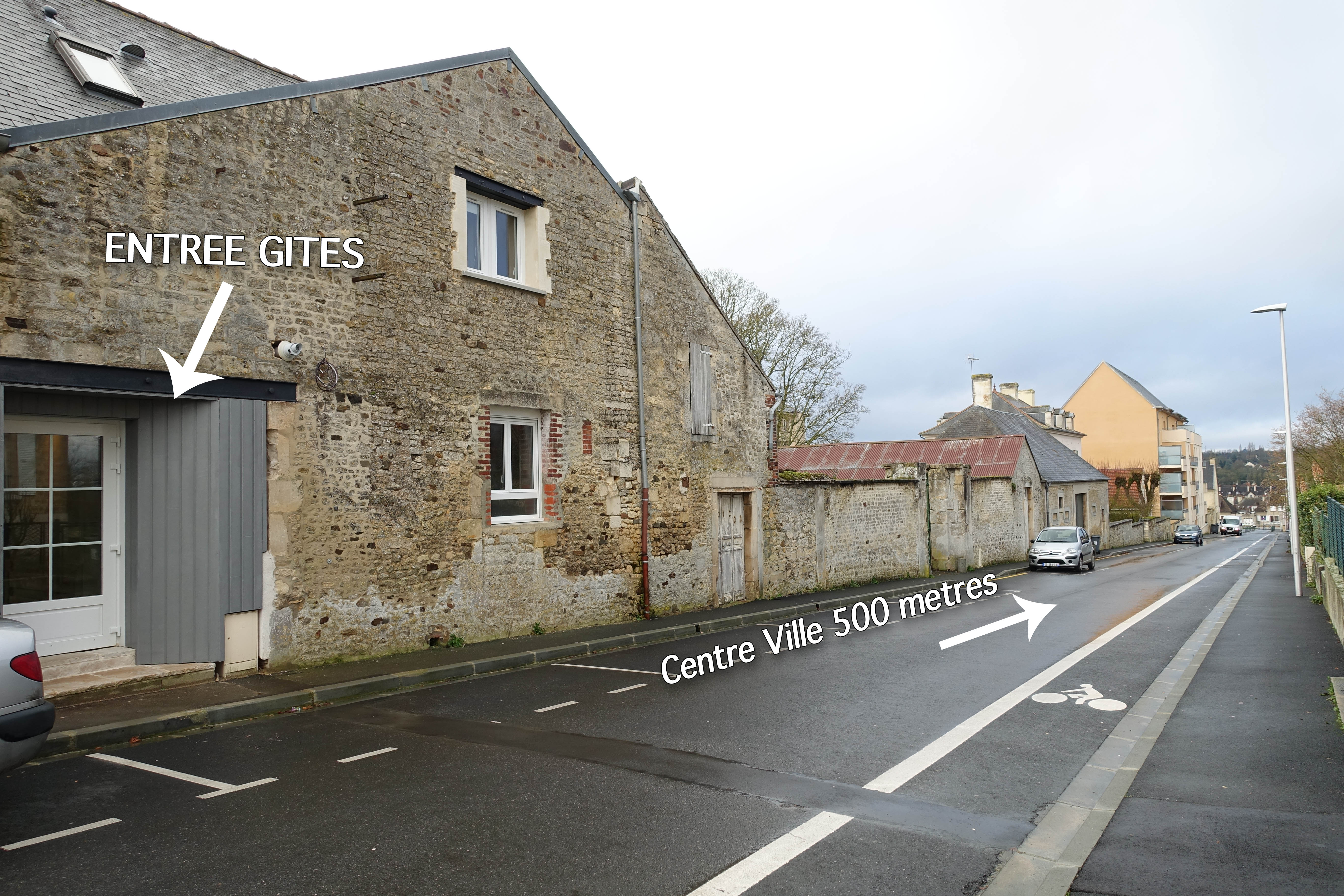 accès rue 400 mètres du centre ville