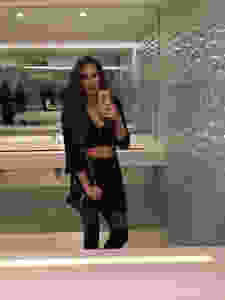 Ein Selfie auf den schönen Toiletten darf natürlich nicht fehlen