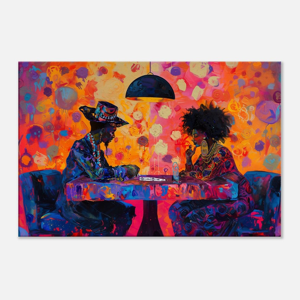 Thumbnail: Clash of Thoughts Canvas Art Print