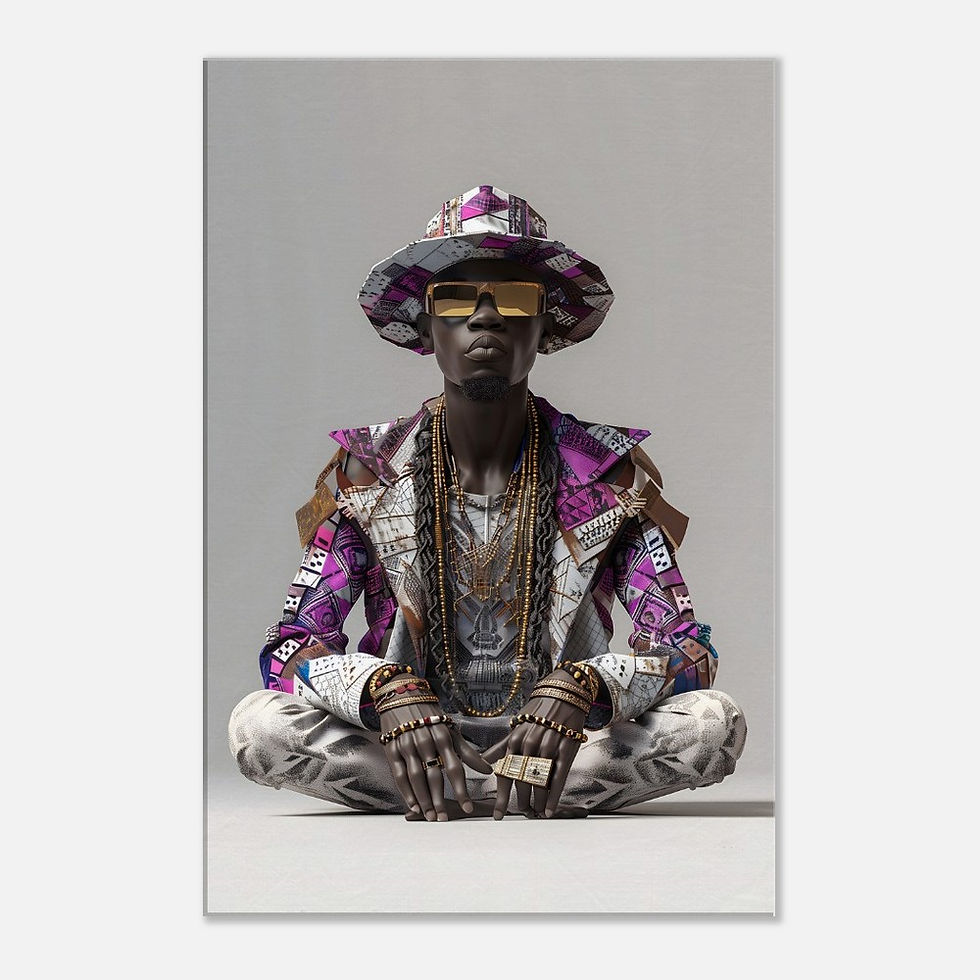 Thumbnail: Electric Future V2 Canvas Wall Art Print