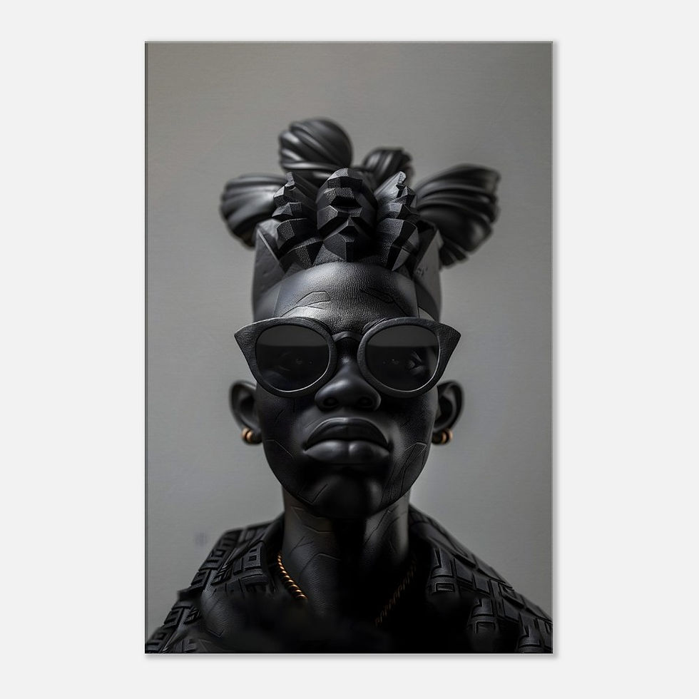 Thumbnail: Stone Face V3 Canvas Wall Art Print