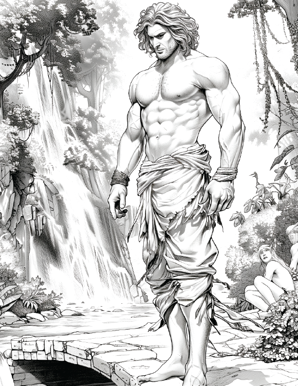 Thumbnail: Mystical Warriors Adult Coloring Book Journal