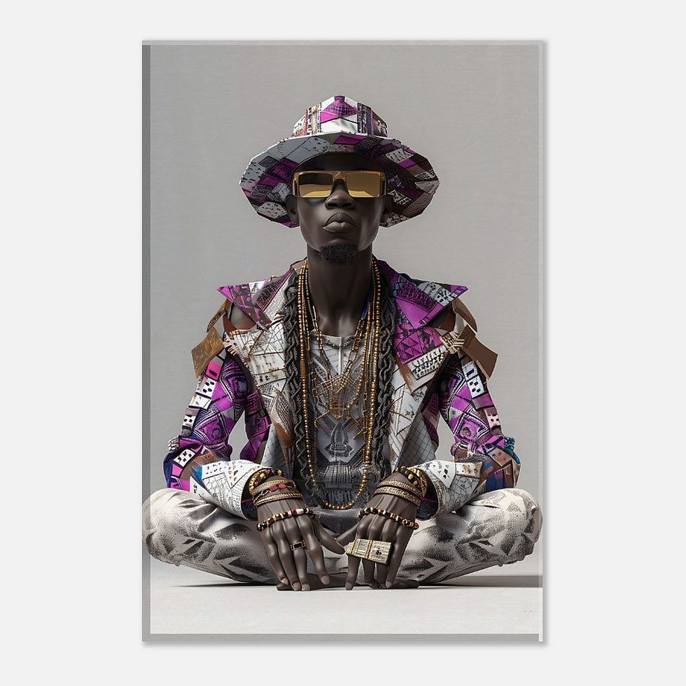 Thumbnail: Electric Future V2 Canvas Wall Art Print