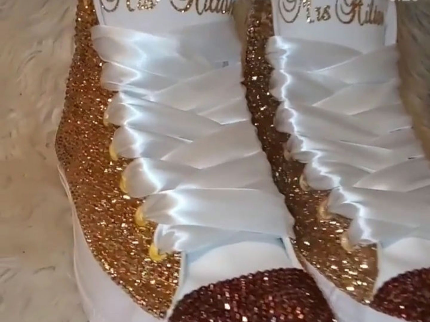 Custom Bridal Chuck Taylors
