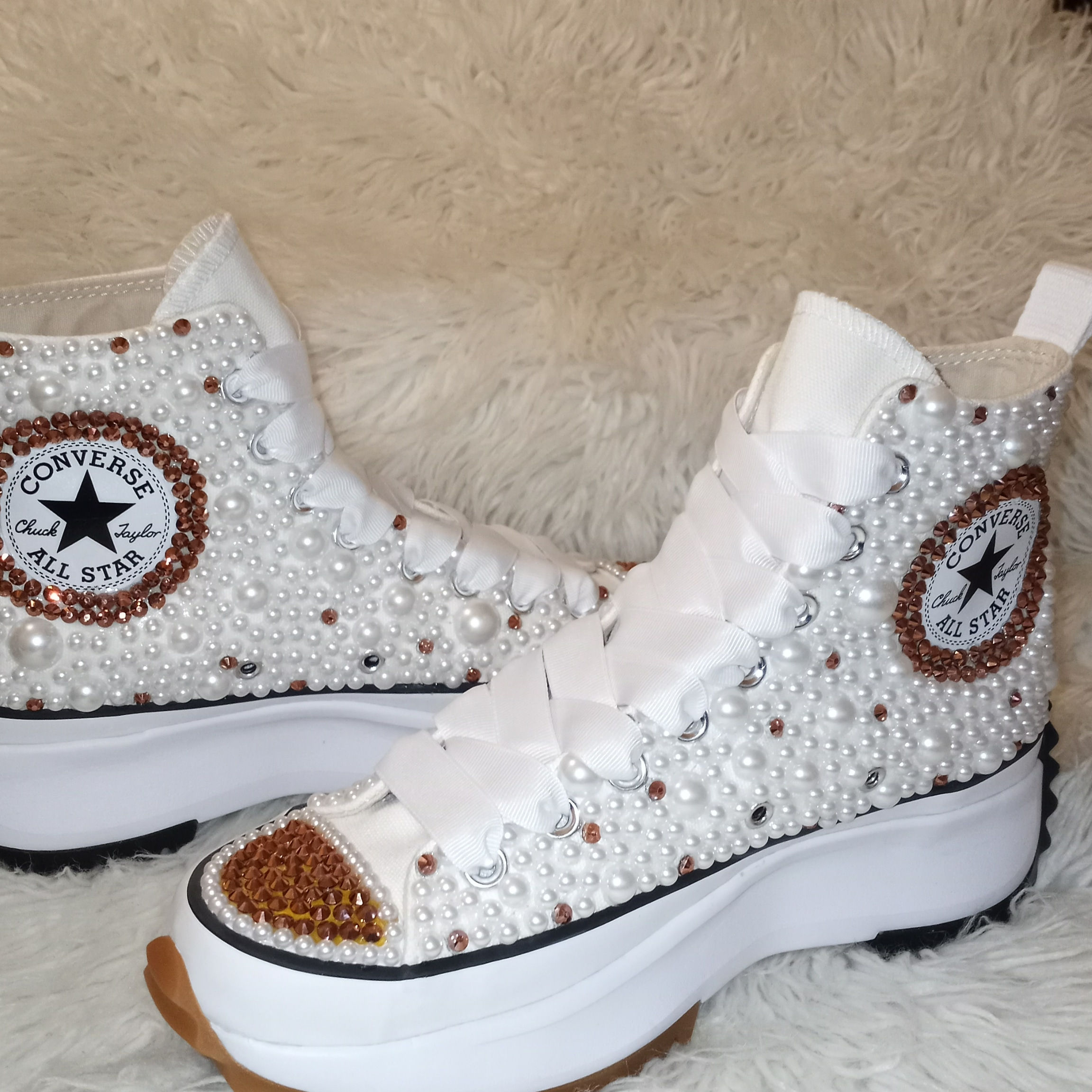 Custom Bridal Chuck Taylors