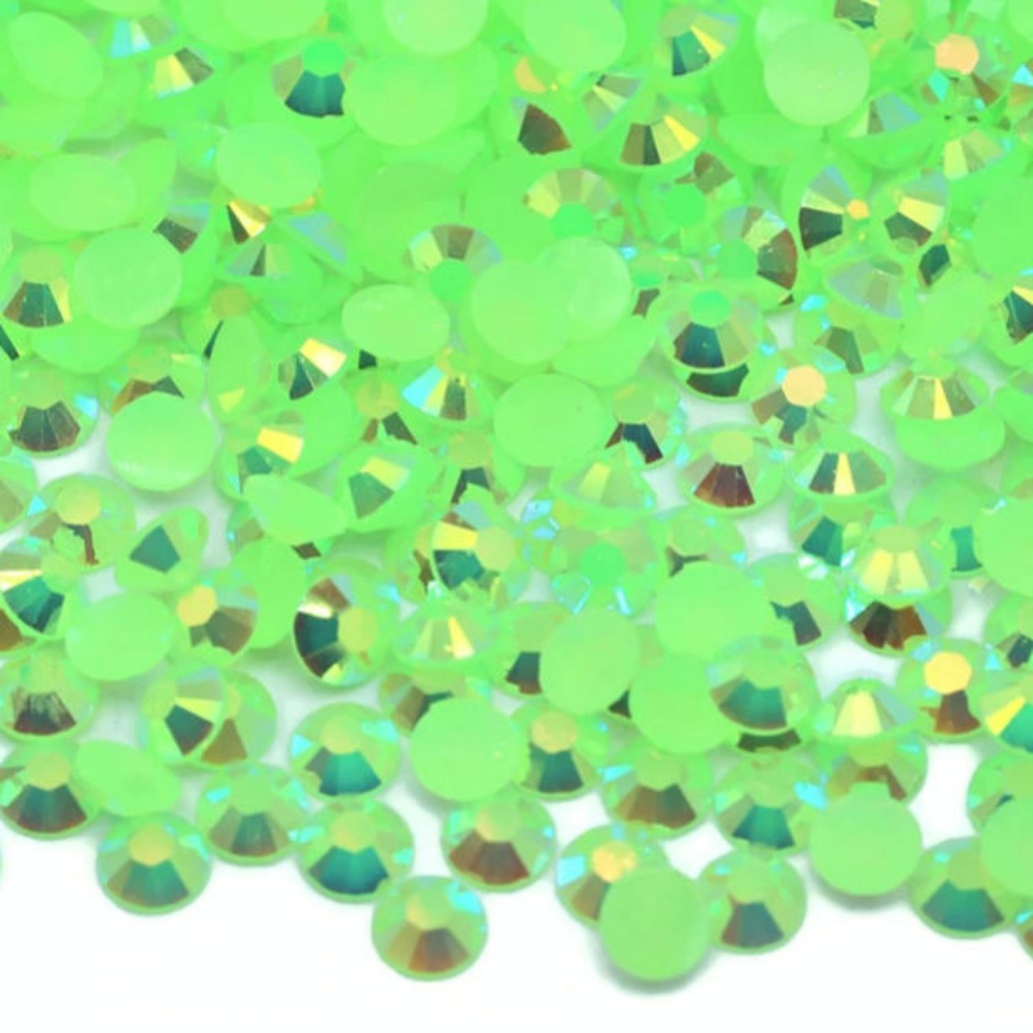 Wholesale rhinestones kiwi green