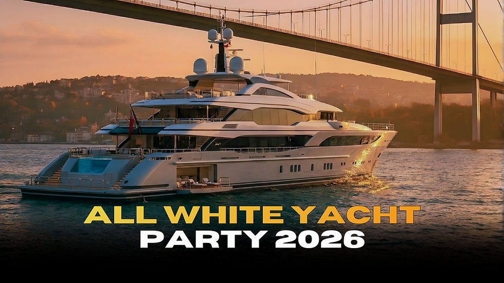 All White Yacht Party
