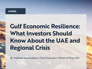 Gulf Economic Resilience and UAE economic stability during regional crisis