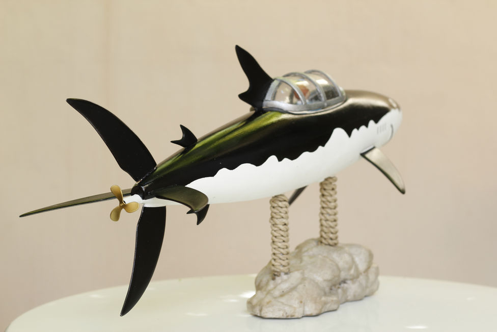 Sous marin Tintin "Le trésor de Rackham le rouge"