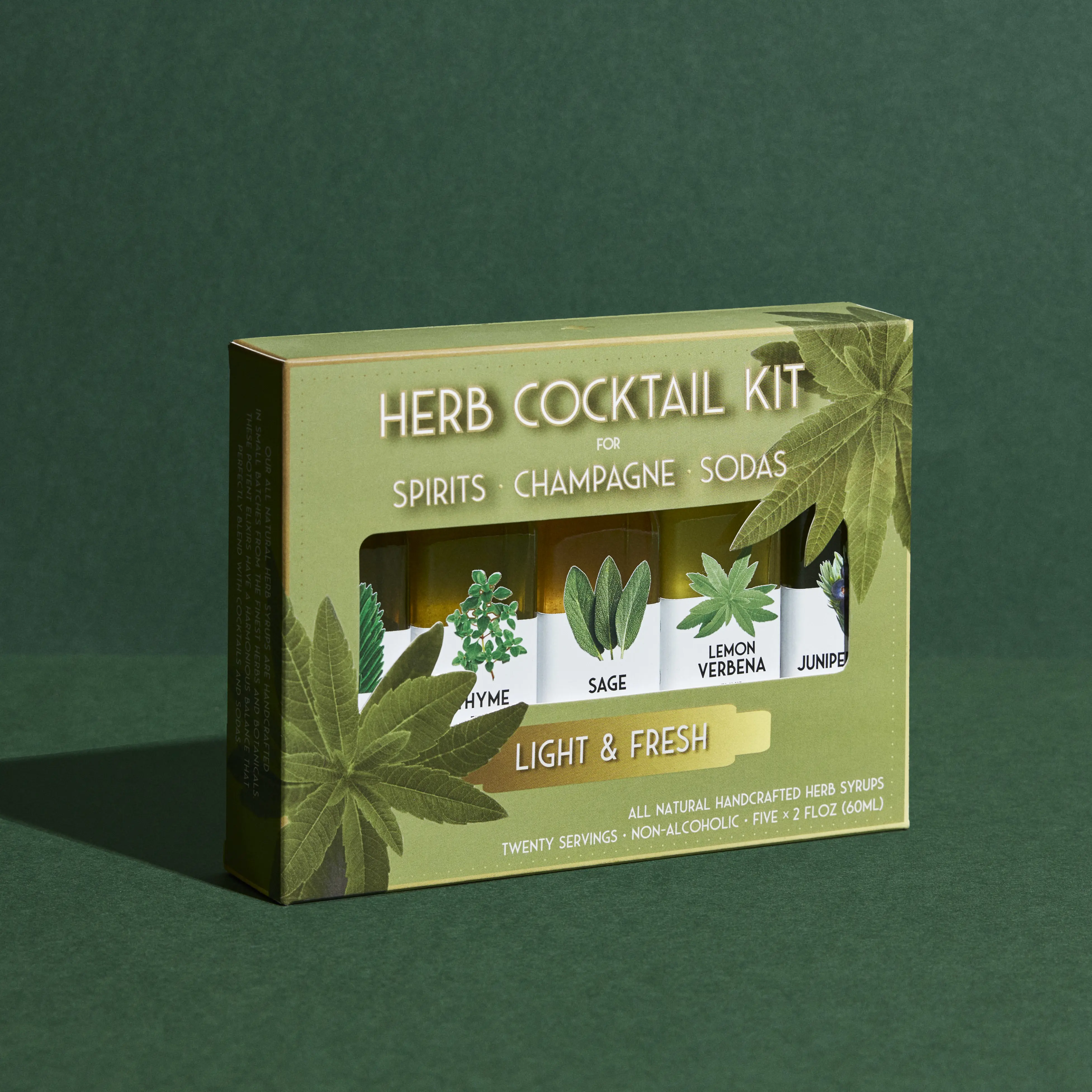 Light & Fresh Herb Cocktail Kit Floral Elixir Co.