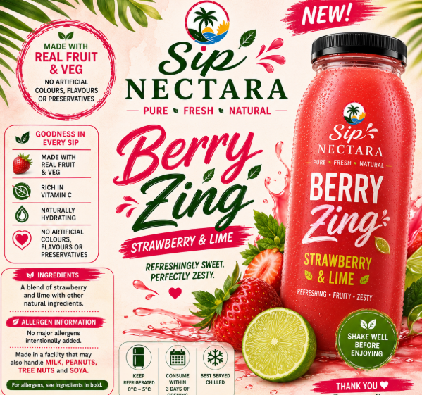 Berry Zing bottle