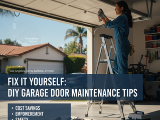 Fix It Yourself: DIY Garage Door Maintenance Tips That Work