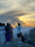 Sunset at Meteora