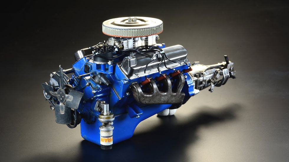 Thumbnail: 00119 1/12 Ford Mustang 302 small block V8 engine