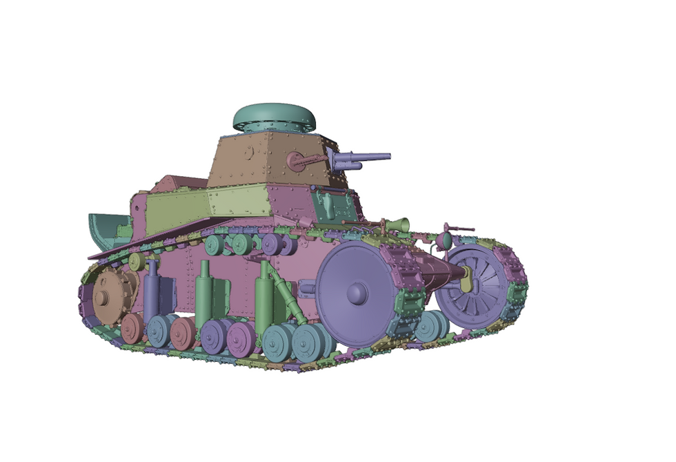 Thumbnail: 1/16 Soviet T-18 Light Tank (Early)