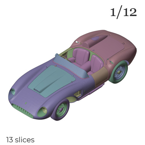 00113 1/12 Full-interior Ferrari 625 TRC Spider | Aladdin Model