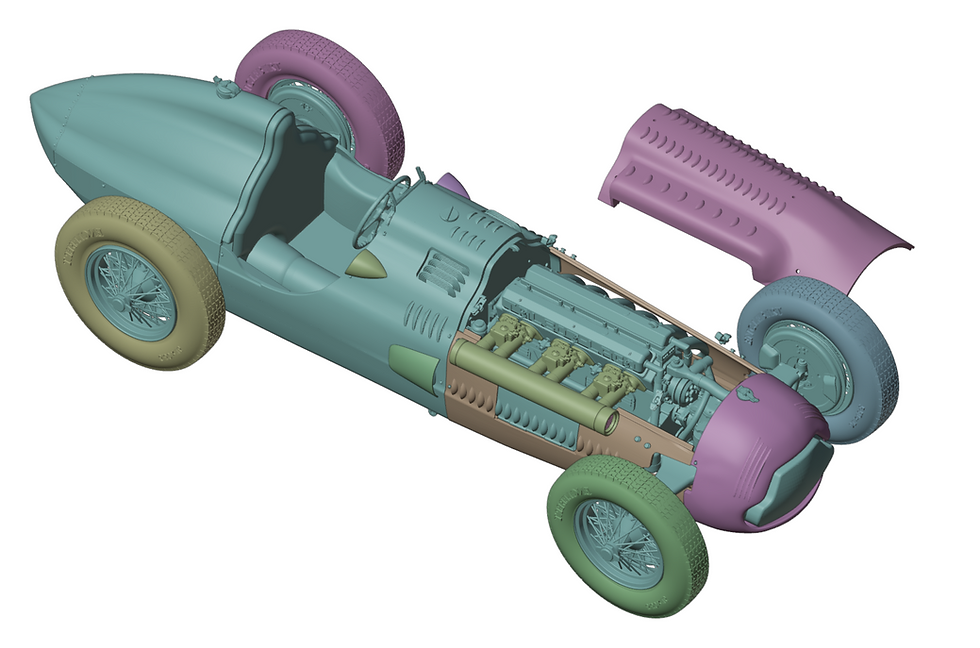 Thumbnail: Detail set for 1/12 Talbot-Lago T26C Belgian Team
