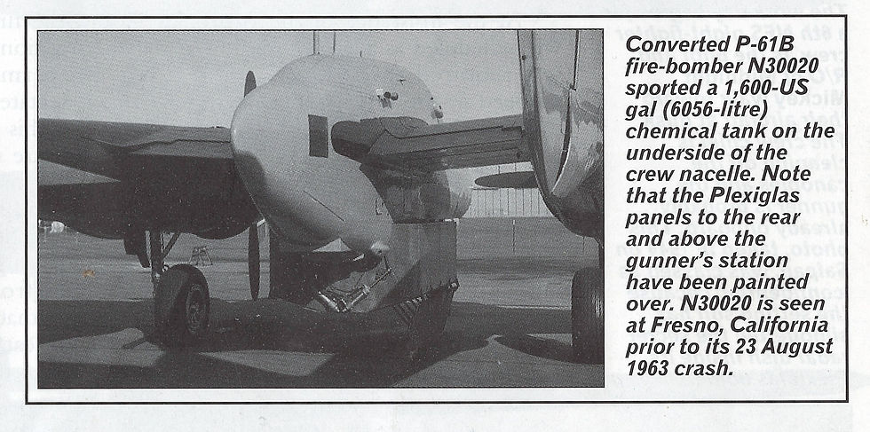 Thumbnail: 00203 Conversion set for HobbyBoss 81731 1/48 P-61B Black Widow to Fire Tanker