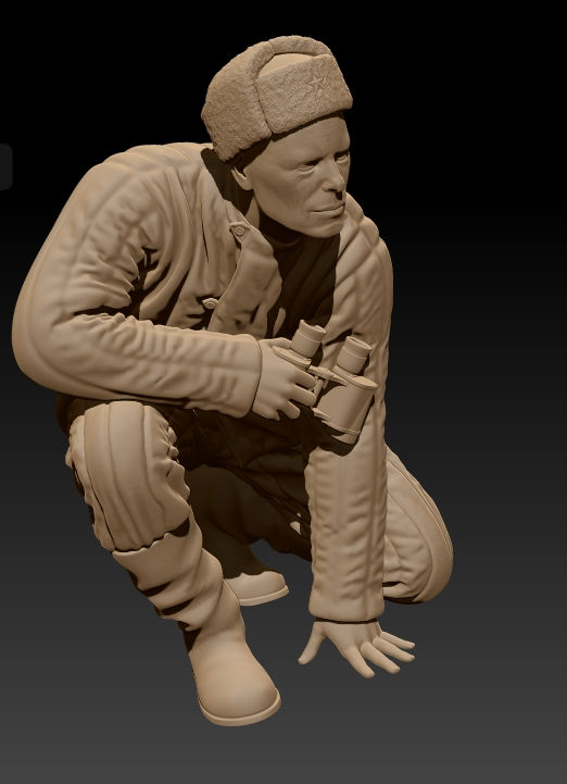 Thumbnail: 1/16 76 mm divisional gun M1942 (ZiS-3)  "Stalingrad" with figures