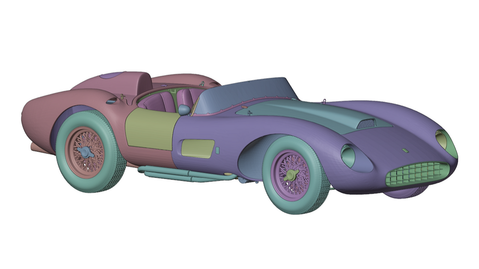 Thumbnail: 00113 1/12 Full-interior Ferrari 625 TRC Spider