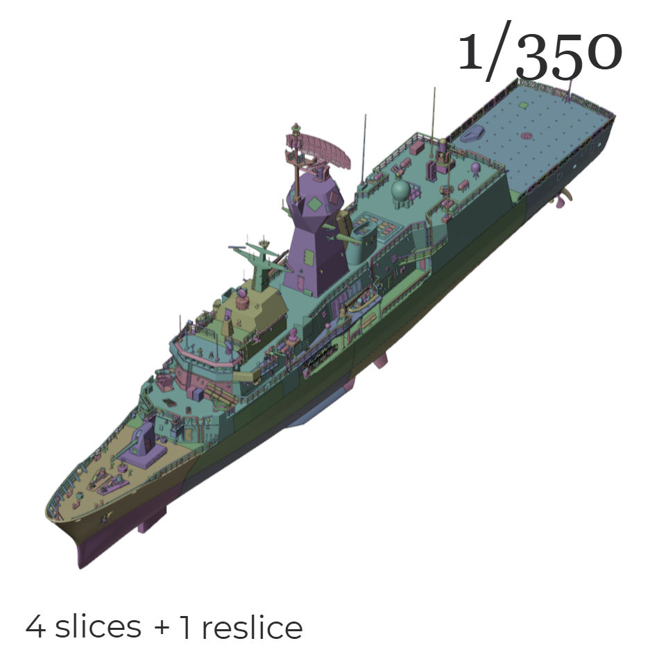 1/350 Anzac-class Frigate (AMCAP transition config)