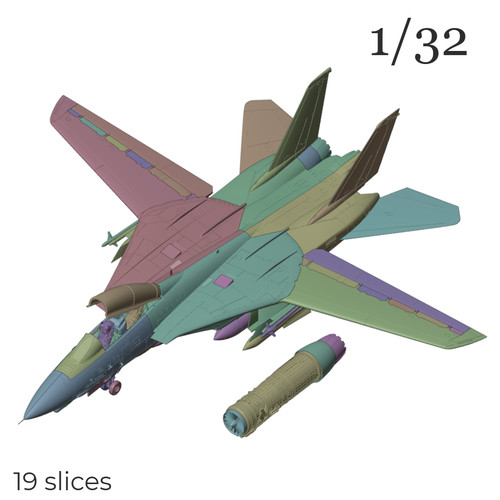 00151 1/32 F-14D Super Tomcat | Aladdin Model