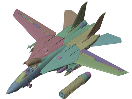 Assembly Guide for 1/32 F-14D Super Tomcat