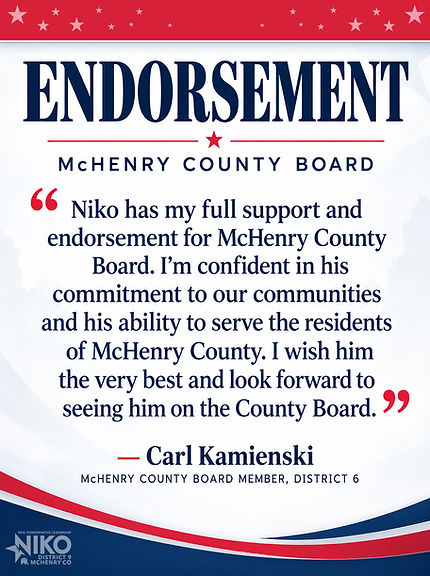 Niko Kanakaris District 9 Carl Kamienski Endorsement.jpg