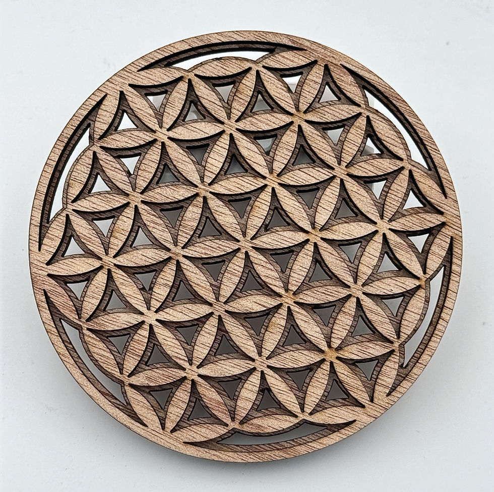 Untersetzer, Motiv: Lebensblume