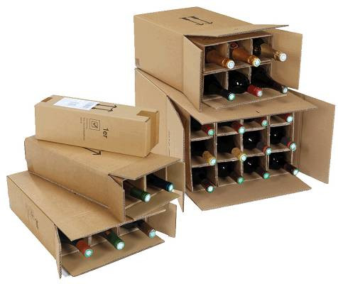 Paquetes de botellas