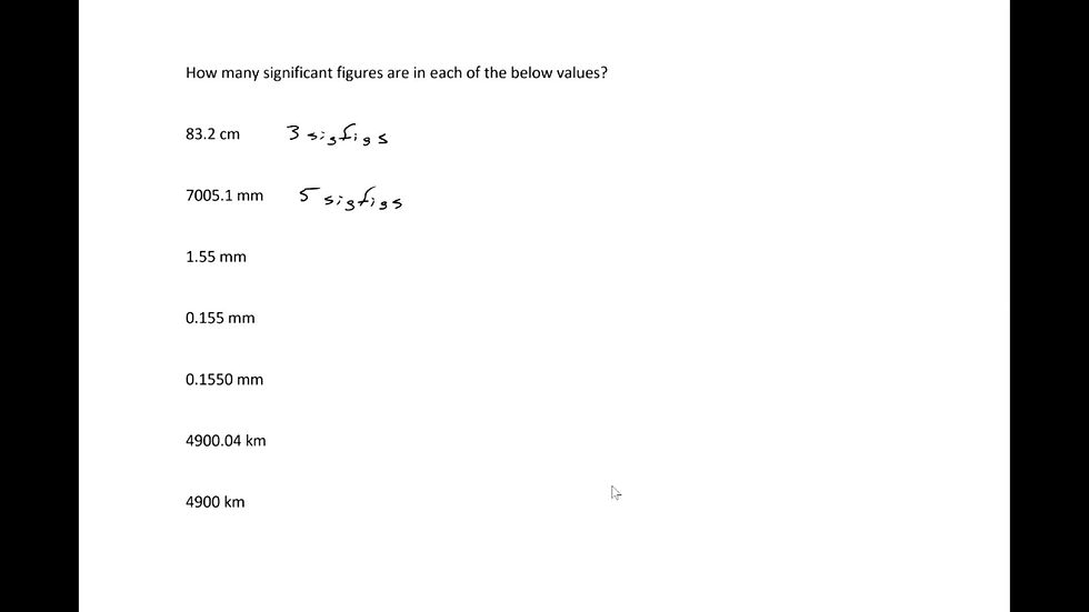This video demonstrates how to perform operations while adhering to rules regarding significant figures.