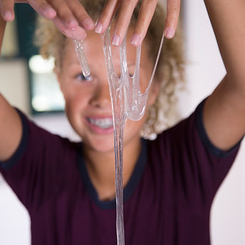 Stretching Clear Slime