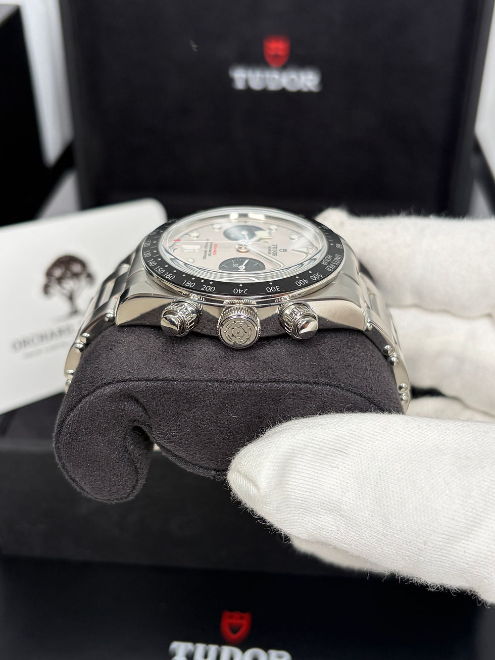 Thumbnail: 2021 Near Mint Tudor Black Bay Chronograph ‘Panda’ (79360N) Full Set